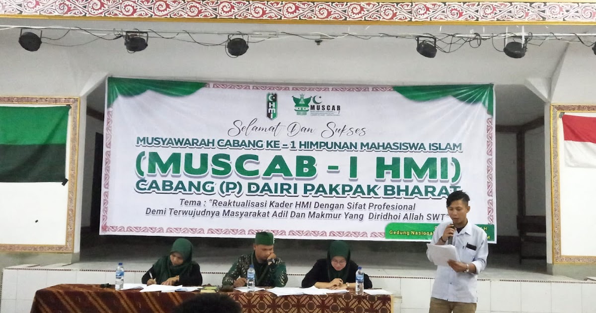 HMI kota panaragan jaya Gelar Musyawarah Cabang